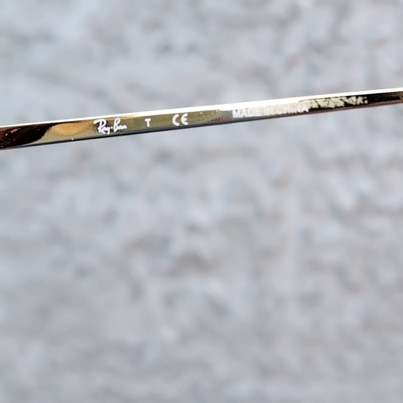 EYEGLASSES RAY-BAN AVIATOR GAZE RX 6589 (2945) - Picture 3 of 5